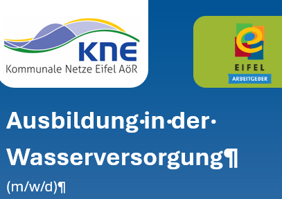 Starte deine Karriere bei der KNE mit einer spannenden Ausbildung als Umwelttechnologe/Umwelttechnologin für Wasserversorgung (m/w/d)