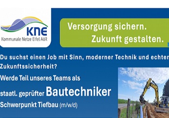 Stellenangebot: Staatlich geprüfter Bautechniker:in, Fachrichtung Tiefbau oder gleichwertige Qualifikation (w/m/d) für die Baubetreuung