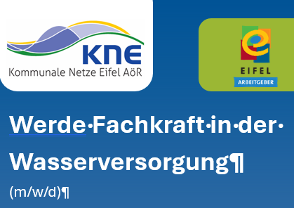 Werde Fachkraft in der Wasserversorgung (m/w/d); Quereinsteiger Willkommen